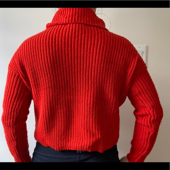 Crop turtleneck sweater - Picture 4 of 4